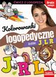 Kolorowanki logopedyczne Goski J L R z naklejkami, Maecka Magdalena, Wiatrowska Agnieszka