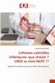 Lithiases calicielles infrieures, BOUHNIK Abdelhalim