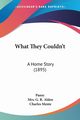 What They Couldn't, Pansy