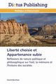 Libert choisie et appartenance subie, BENCHAAR-H