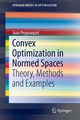 Convex Optimization in Normed Spaces, Peypouquet Juan