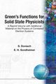 GREEN'S FUNCTIONS FOR SOLID STATE..., S DONIACH & E H SONDHEIMER