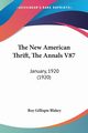 The New American Thrift, The Annals V87, 