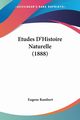 Etudes D'Histoire Naturelle (1888), Rambert Eugene