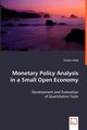 Monetary Policy Analysis in a Small Open Economy, Vitek Francis