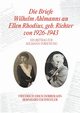 Die Briefe Wilhelm Ahlmanns an Ellen Rhodius, geb. Richter, von 1926-1943, Dobberahn Friedrich Erich