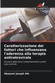 Caratterizzazione dei fattori che influenzano l'aderenza alla terapia antiretrovirale, Afe Abayomi Joseph