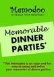 Memodoo Memorable Dinner Parties, Memodoo