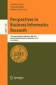 Perspectives in Business Informatics Research, 