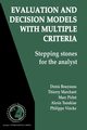Evaluation and Decision Models with Multiple Criteria, Bouyssou Denis