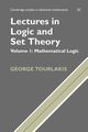Lectures in Logic and Set Theory, Tourlakis George