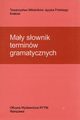 May sownik terminw gramatycznych, Czstka-Szymon Boena, Synowiec Helena, Urban Krystyna