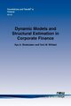 Dynamic Models and Structural Estimation in Corporate Finance, Strebulaev Ilya A.