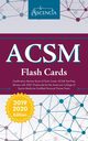 ACSM Certification Review Book of Flash Cards, Ascencia Personal Training Exam Team