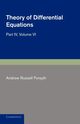 Theory of Differential Equations, Forsyth Andrew Russell
