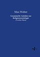 Gesammelte Aufstze zur Religionssoziologie, Weber Max