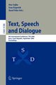 Text, Speech and Dialogue, 
