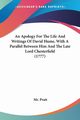 An Apology For The Life And Writings Of David Hume, With A Parallel Between Him And The Late Lord Chesterfield (1777), Pratt Mr.