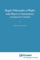 Hegel's Philosophy of Right, with Marx's Commentary, Kainz H.P.