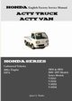 Honda Acty English Factory Service Manual, Danko James