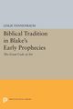 Biblical Tradition in Blake's Early Prophecies, Tannenbaum Leslie