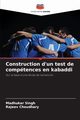 Construction d'un test de comptences en kabaddi, Singh Madhukar