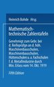 Mathematisch-Technische Zahlentafeln, Bohde Heinrich