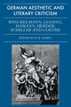 German Aesthetic and Literary Criticism, 