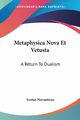 Metaphysica Nova Et Vetusta, Novanticus Scotus
