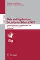 Data and Applications Security and Privacy XXXII, 