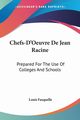 Chefs-D'Oeuvre De Jean Racine, Fasquelle Louis