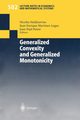 Generalized Convexity and Generalized Monotonicity, 