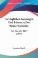 Die Taglichen Loosungen Und Lehrtexte Der Bruder Gemeine, Moravian Church