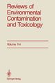 Reviews of Environmental Contamination and Toxicology, Ware George W.