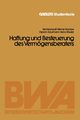 Haftung und Besteuerung des Vermgensberaters, Werner Klumpe