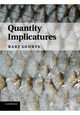 Quantity Implicatures, Geurts Bart