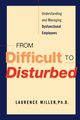 From Difficult to Disturbed, Miller Laurence