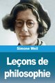 Leons de philosophie, Weil Simone