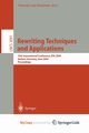 Rewriting Techniques and Applications, 