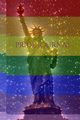 Pride Rainbow statue of liberty creative blank  journal, Huhn Michael