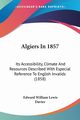Algiers In 1857, Davies Edward William Lewis