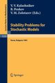 Stability Problems for Stochastic Models, 