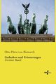 Gedanken und Erinnerungen, Bismarck Otto Frst von