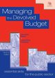 Managing the Devolved Budget, Bean Jennifer