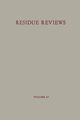 Residue Reviews, Gunther Francis A.