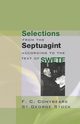 Selections from the Septuagint, Conybeare F. C.