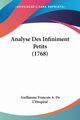 Analyse Des Infiniment Petits (1768), De L'Hospital Guillaume Francois A.