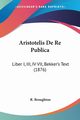 Aristotelis De Re Publica, Broughton R.
