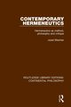 Contemporary Hermeneutics, Bleicher Josef
