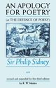 An Apology for Poetry (or The Defence of Poesy), Sidney Philip